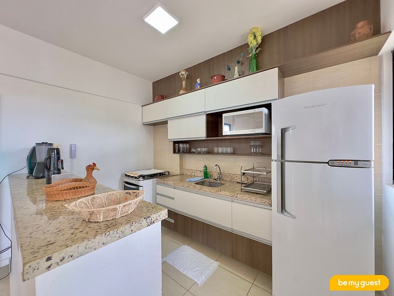 Cobertura no Beach Place com Jacuzzi e Vista-mar