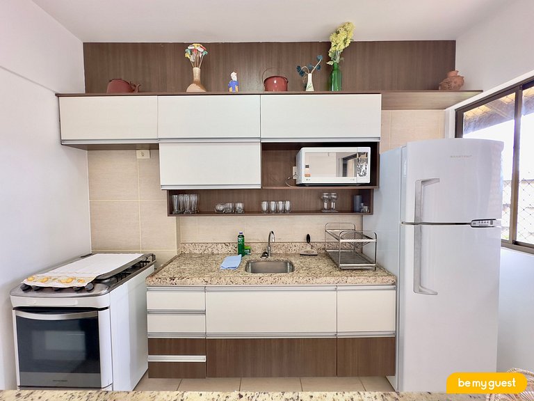 Cobertura no Beach Place com Jacuzzi e Vista-mar