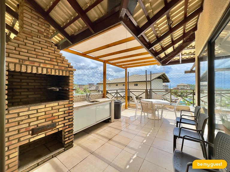Cobertura no Beach Place com Jacuzzi e Vista-mar
