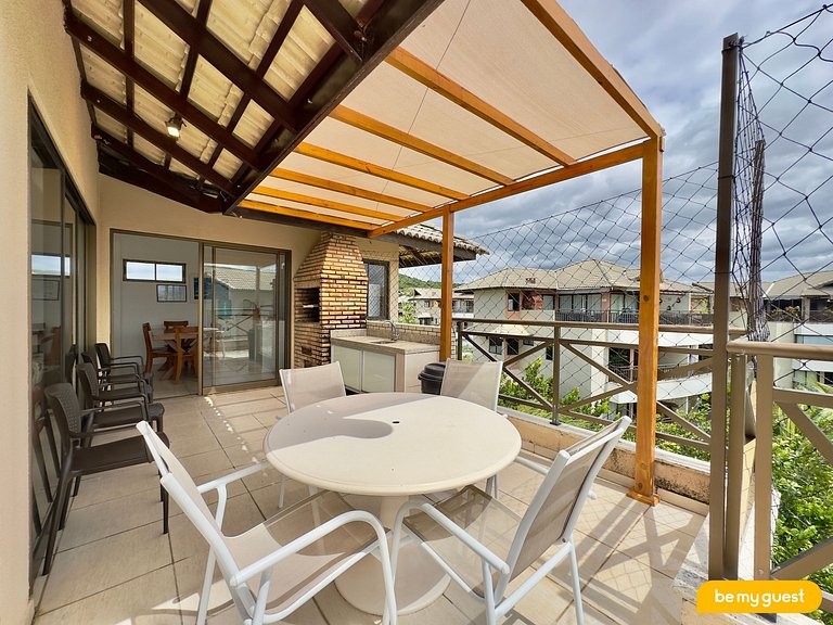 Cobertura no Beach Place com Jacuzzi e Vista-mar