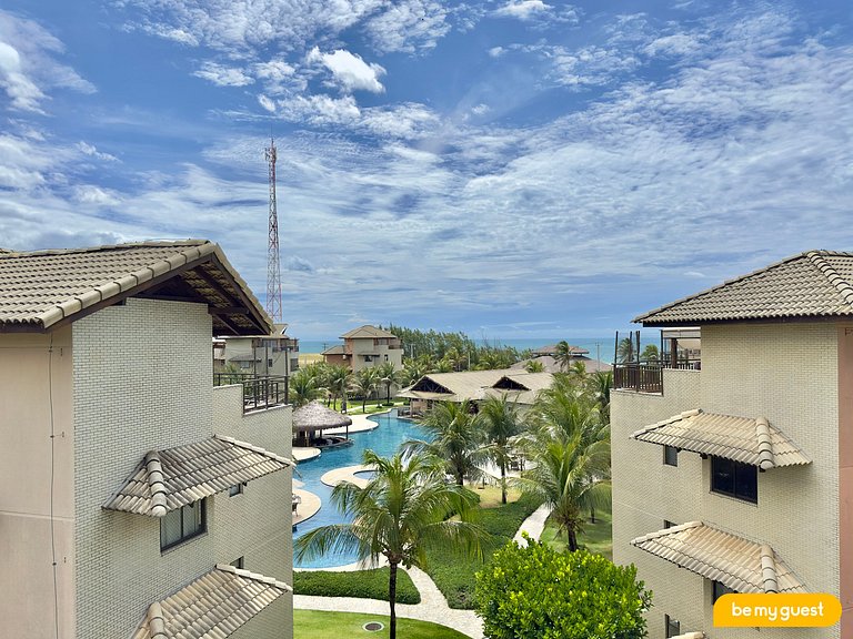 Cobertura no Beach Place com Jacuzzi e Vista-mar