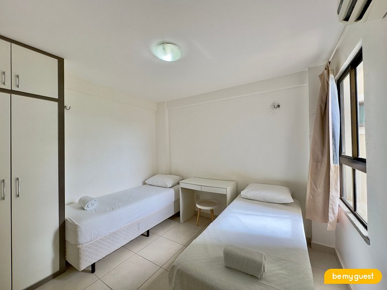 Apto perfeito e climatizado próximo ao Beach Park