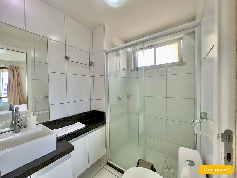 Apto perfeito e climatizado próximo ao Beach Park