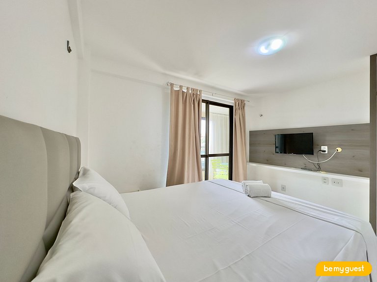 Apto perfeito e climatizado próximo ao Beach Park