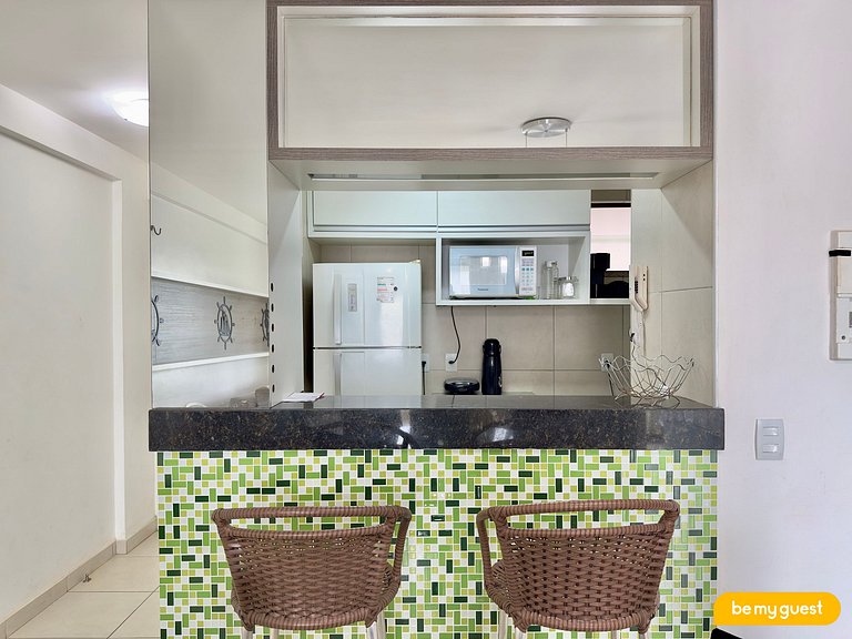 Apto perfeito e climatizado próximo ao Beach Park
