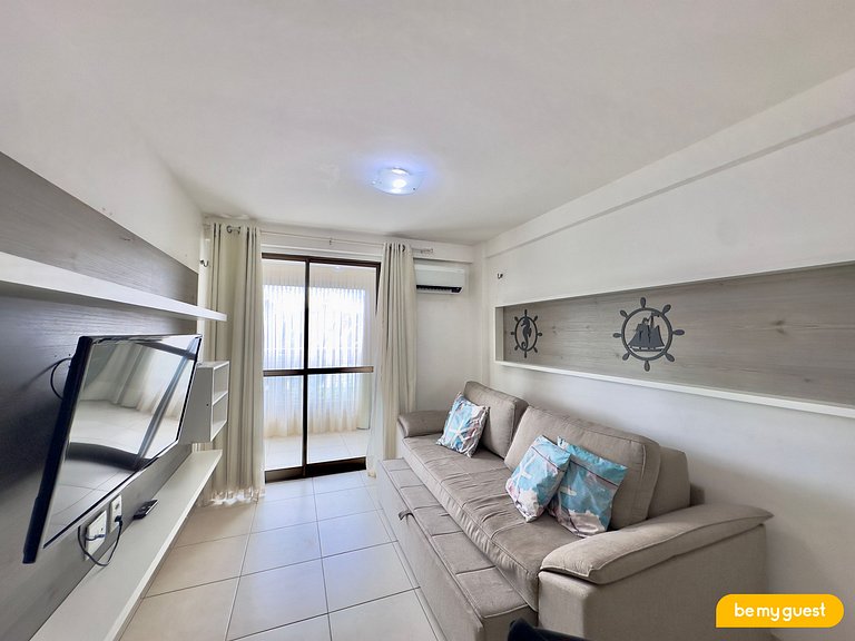 Apto perfeito e climatizado próximo ao Beach Park
