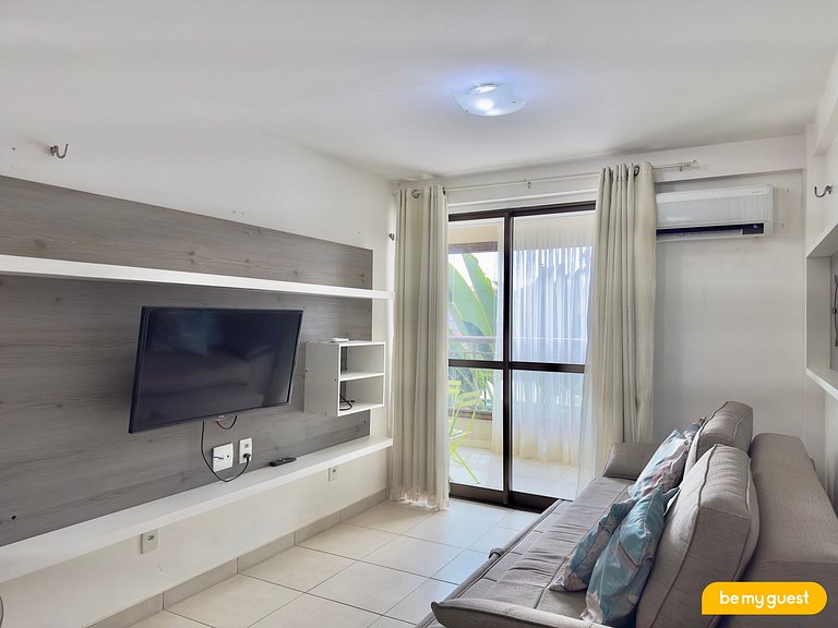Apto perfeito e climatizado próximo ao Beach Park