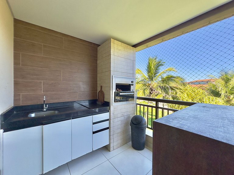 Lindo e decorado apartamento no Mandara Lanai