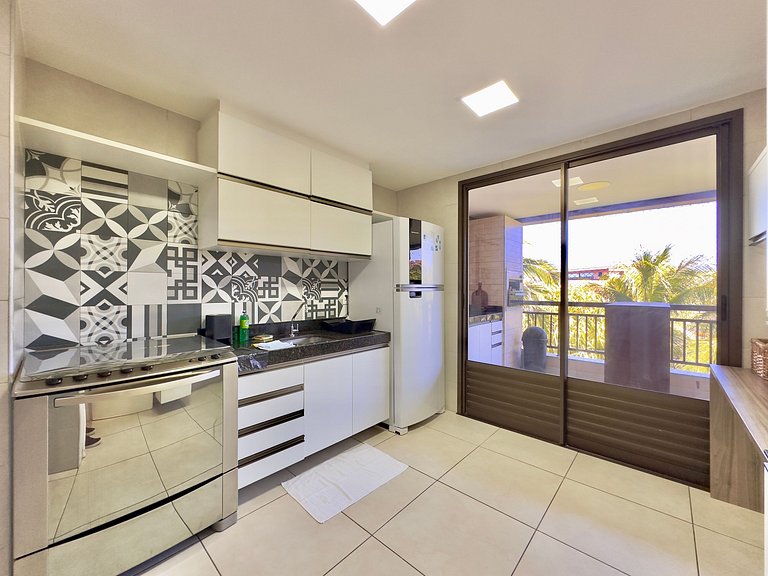 Lindo e decorado apartamento no Mandara Lanai