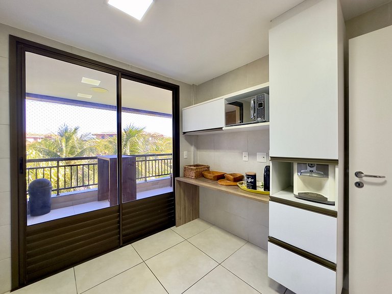 Lindo e decorado apartamento no Mandara Lanai