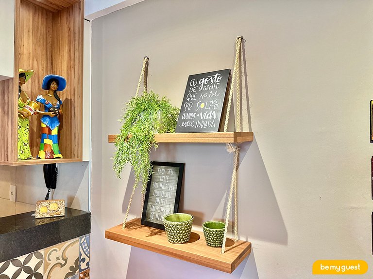 Apartamento térreo 3 quartos completo e decorado