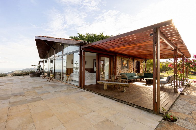 Casa Zalpes: vista nas nuvens na Serra da Meruoca