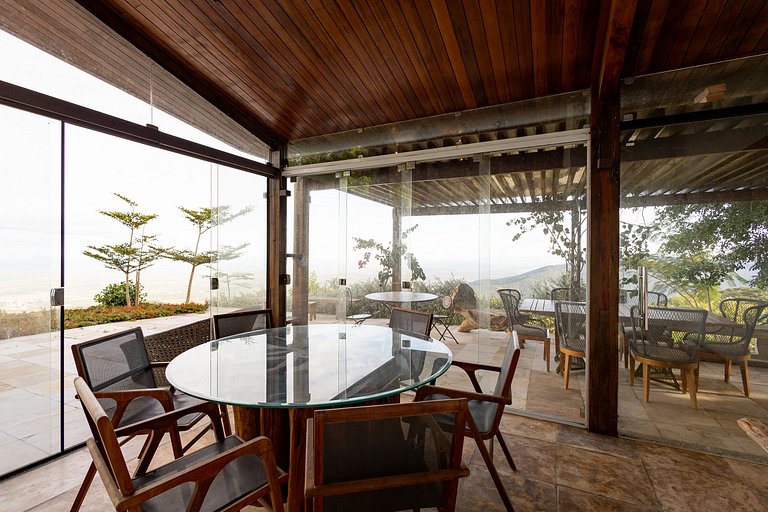 Casa Zalpes: vista nas nuvens na Serra da Meruoca