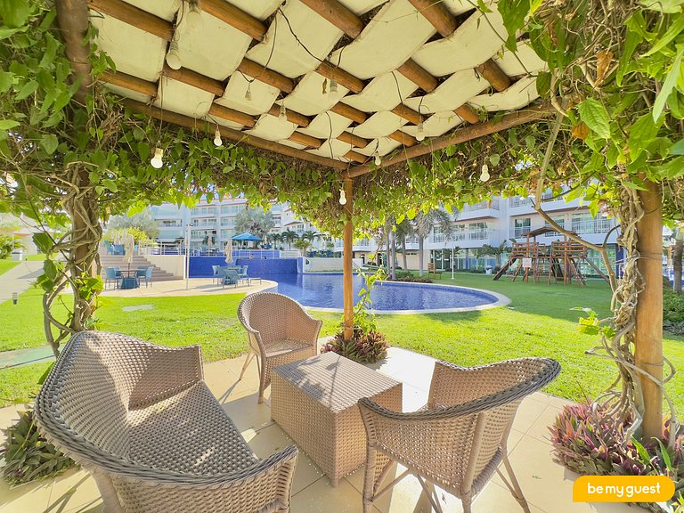 Apartamento Decorado no Solarium com banheira