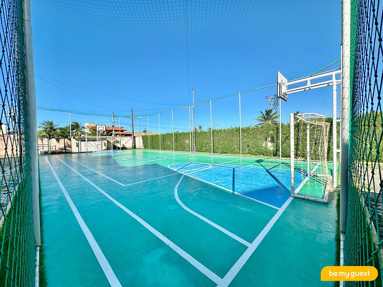 Apto completo ao lado do Beach Park e com banheira