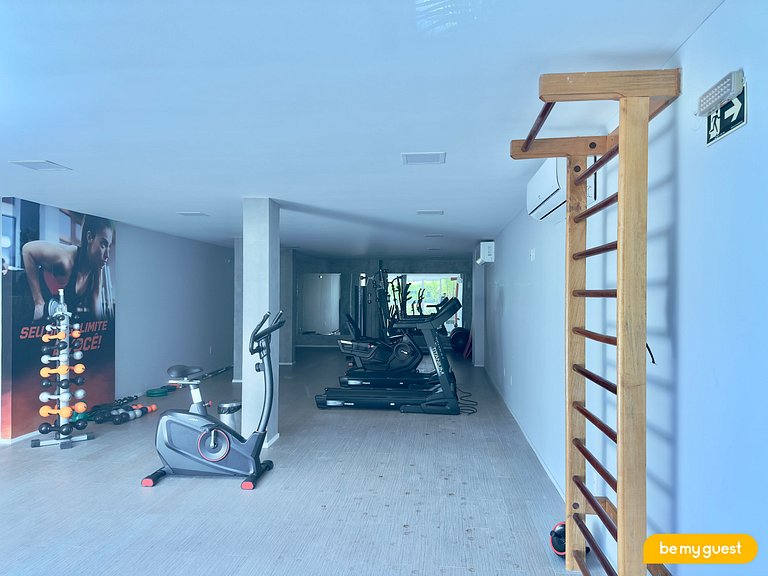 Apartamento Decorado no Solarium com banheira