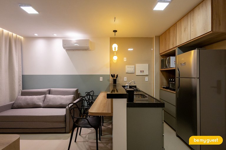 Lindo apartamento completo e decorado no Design