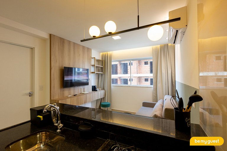 Lindo apartamento completo e decorado no Design