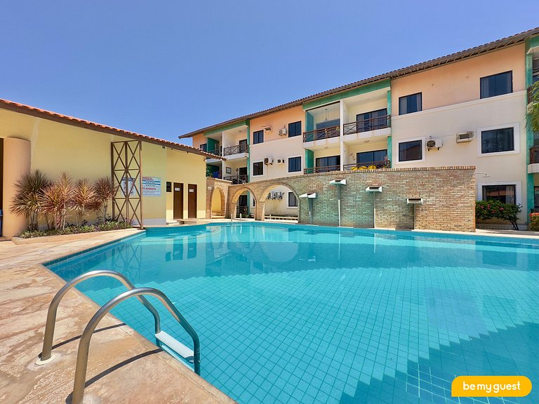 Conforto no Vila do Mar com vista para Piscina