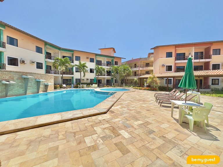 Conforto no Vila do Mar com vista para Piscina