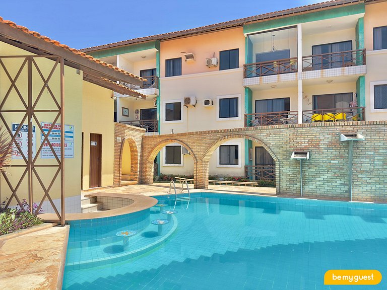 Conforto no Vila do Mar com vista para Piscina