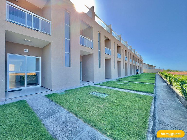 Triplex com jacuzzi e vista no Porto das Dunas