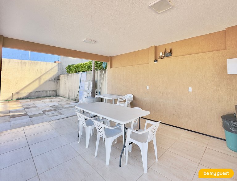 Triplex com jacuzzi e vista no Porto das Dunas