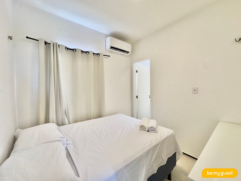 Triplex com jacuzzi e vista no Porto das Dunas