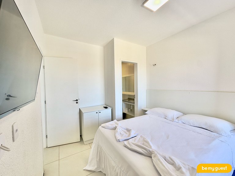 Triplex com jacuzzi e vista no Porto das Dunas