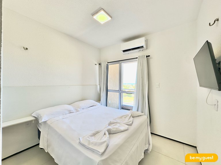 Triplex com jacuzzi e vista no Porto das Dunas