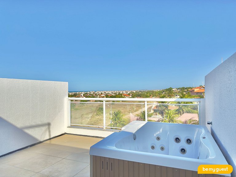 Triplex com Jacuzzi no Beach Townhouses IV