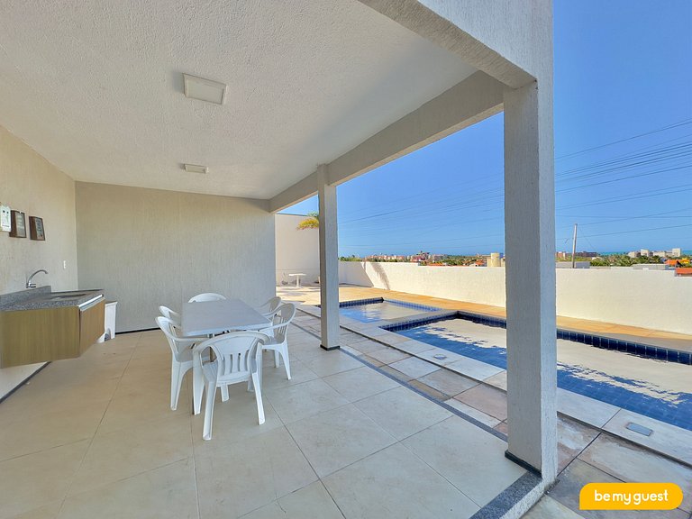 Triplex com Jacuzzi no Beach Townhouses IV