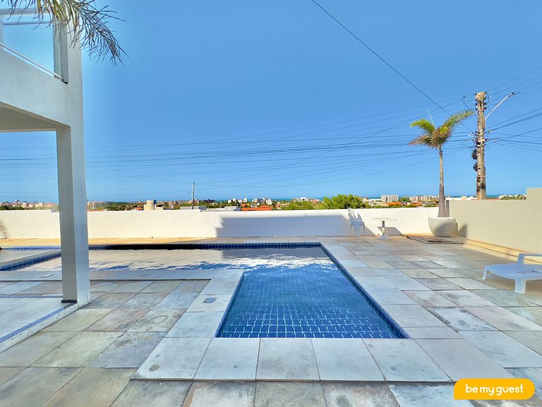 Triplex no Beach Townhouses IV do Porto das Dunas