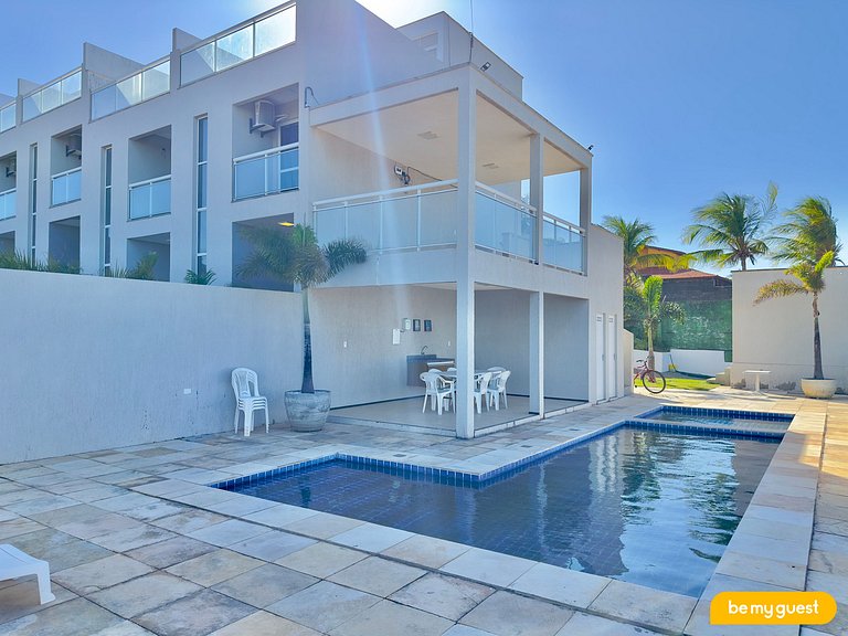 Triplex no Beach Townhouses IV do Porto das Dunas