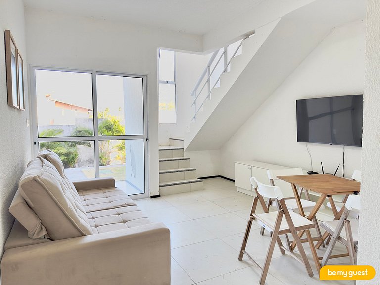 Triplex no Beach Townhouses IV do Porto das Dunas