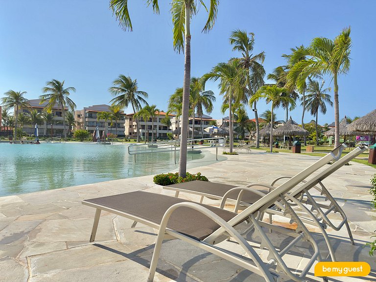 Conforto e estilo no Aquaville com acesso térreo