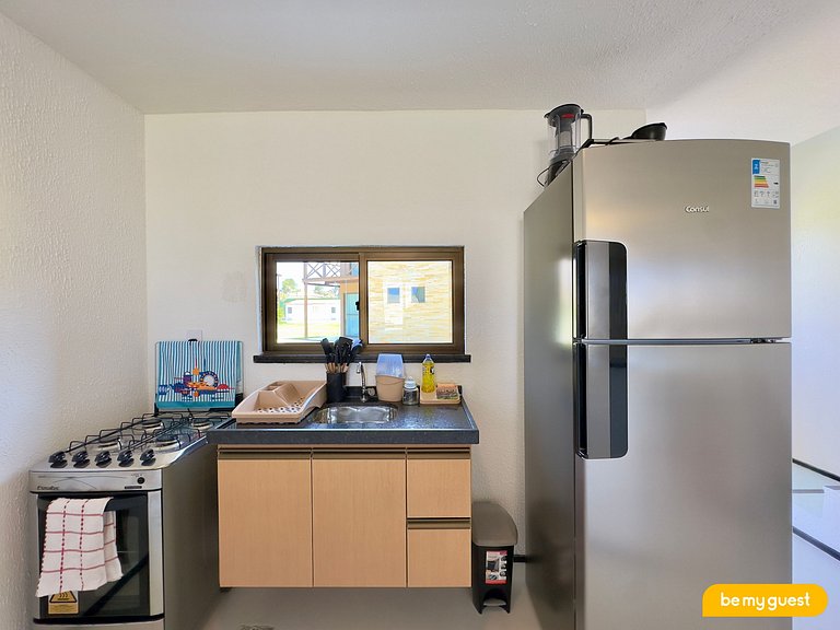 Duplex frente-mar com piscina privativa