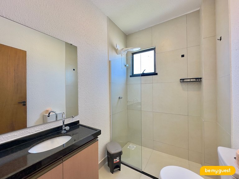 Duplex frente-mar com piscina privativa