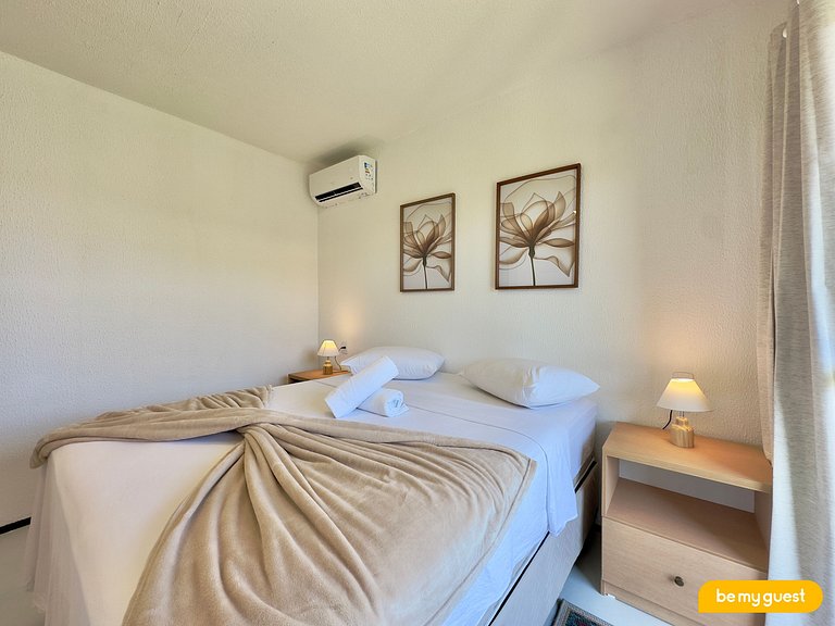 Duplex frente-mar com piscina privativa