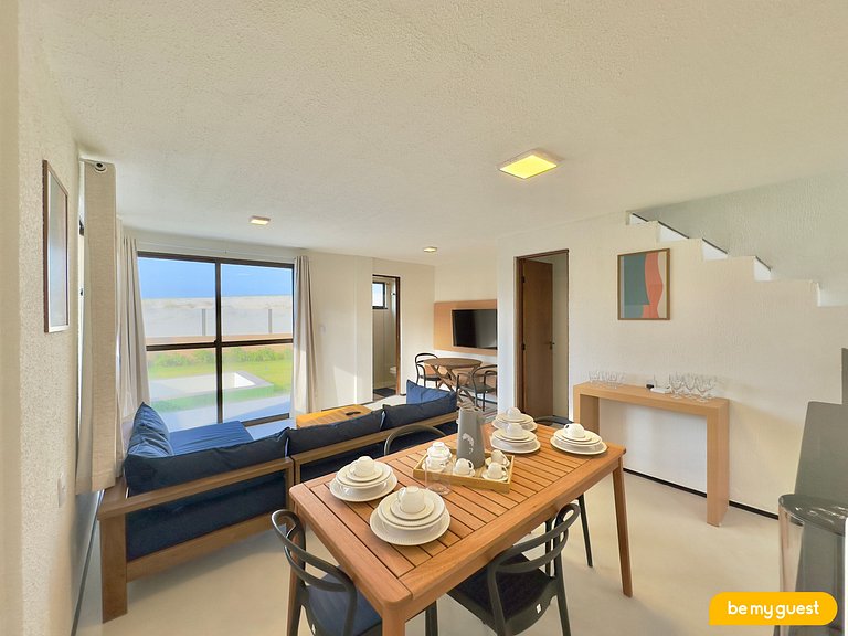 Casa duplex com vista-mar e piscina exclusiva