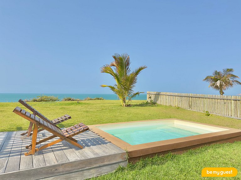 Casa frente-mar com piscina e vista única