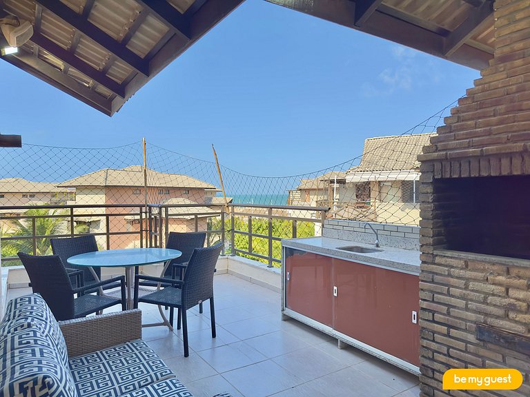 Cobertura duplex no Beach Place com jacuzzi