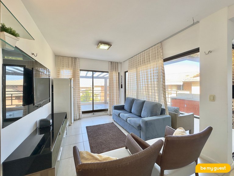 Cobertura duplex no Beach Place com vista