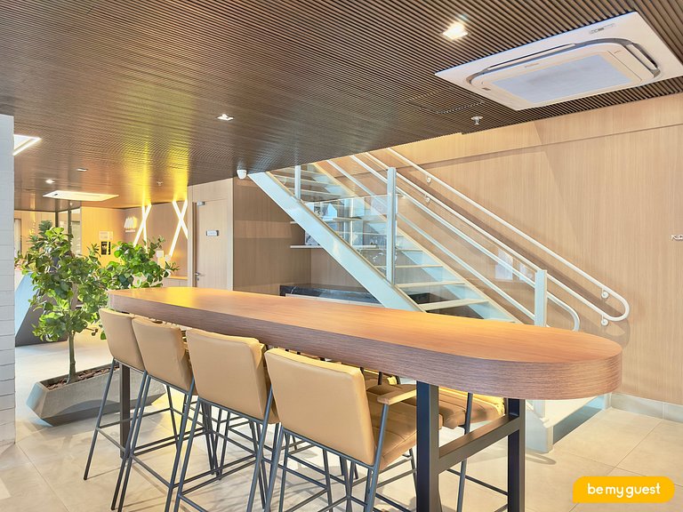 Studio Moderno Vista Mar | Beach Class Meireles