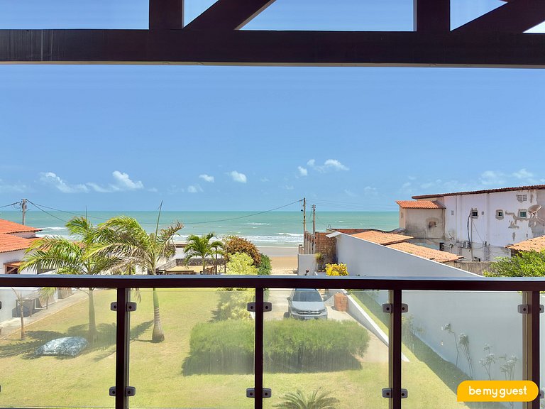 Casa Pé na Areia com Deck e Churrasqueira