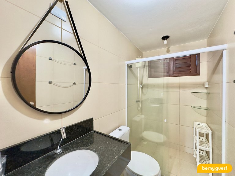 Casa Pé na Areia com Deck e Churrasqueira