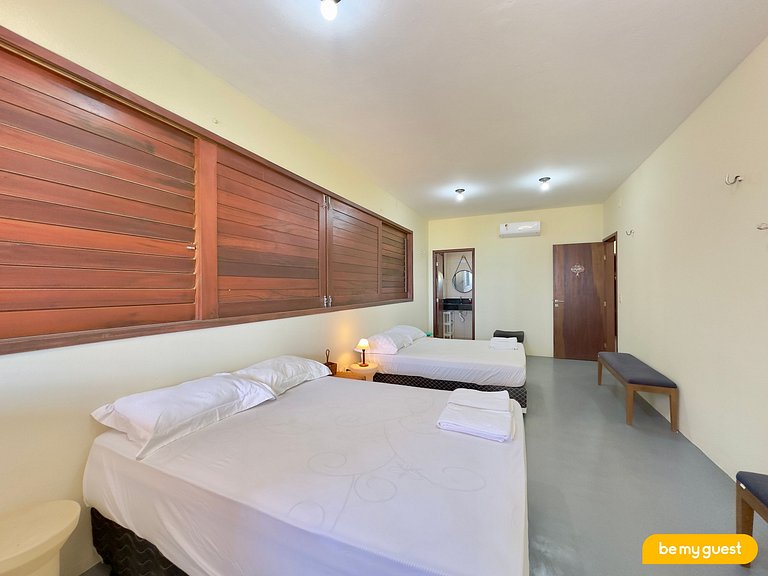 Casa Pé na Areia com Deck e Churrasqueira