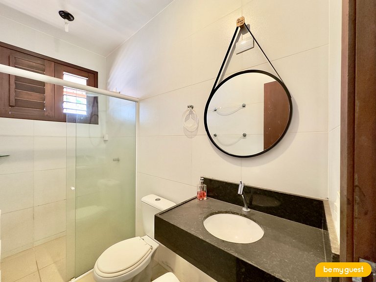 Casa Pé na Areia com Deck e Churrasqueira