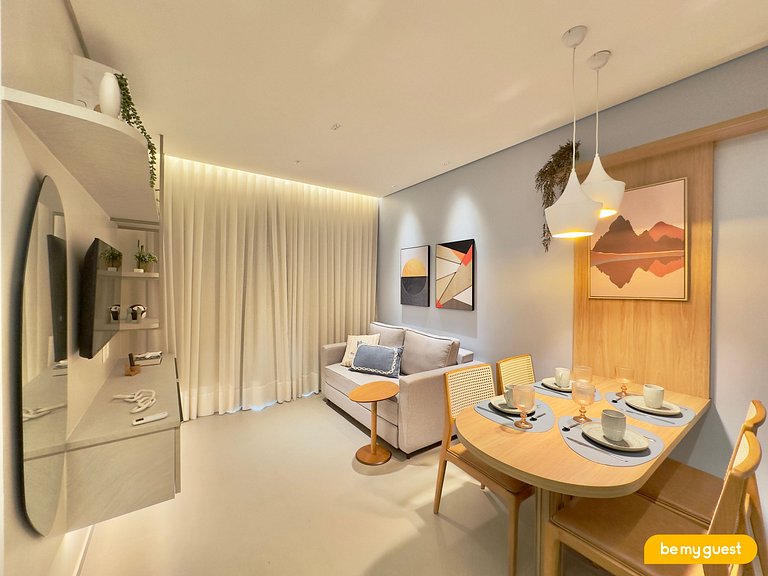 Modern and decorated apartment with sea view