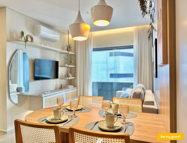 Modern and decorated apartment with sea view